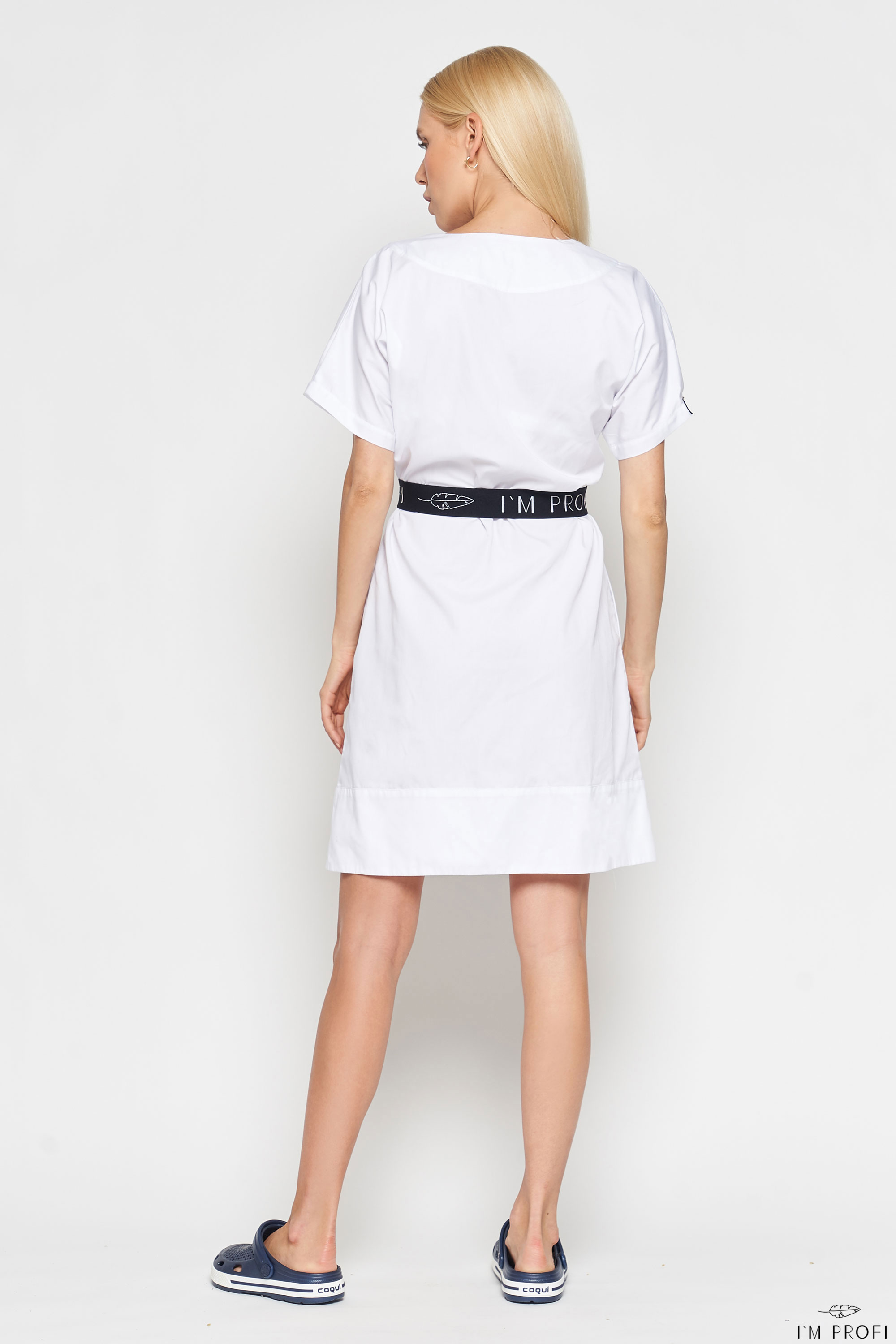 Плаття б'юті-майстра з фірмовим поясом – P125 - Зображення 2