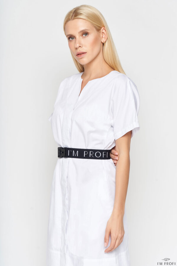 Плаття б'юті-майстра з фірмовим поясом – P125