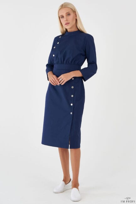 Improfi P139 Dress Navy 01