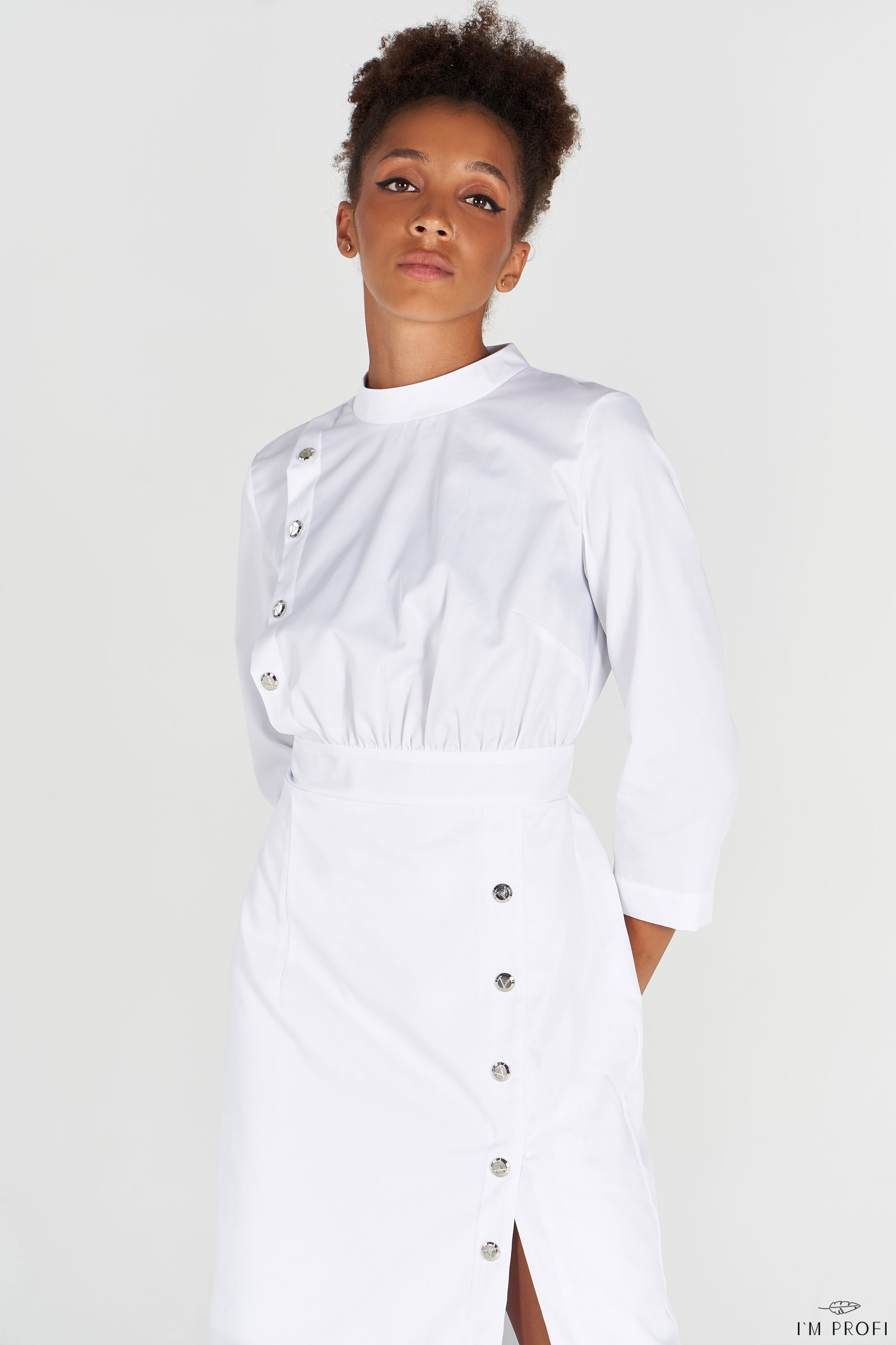 Елегантне медичне плаття – P139 - Зображення 3