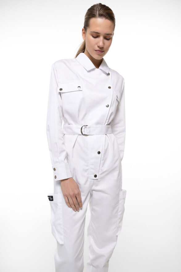 Improfi P271 Jumpsuit White 03
