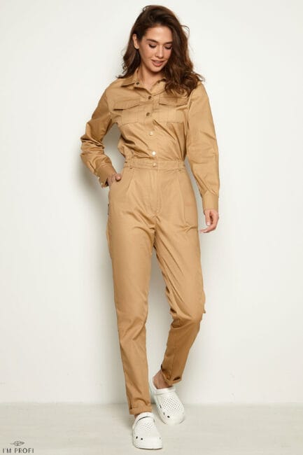 Improfi P77 Jumpsuit Beige 01