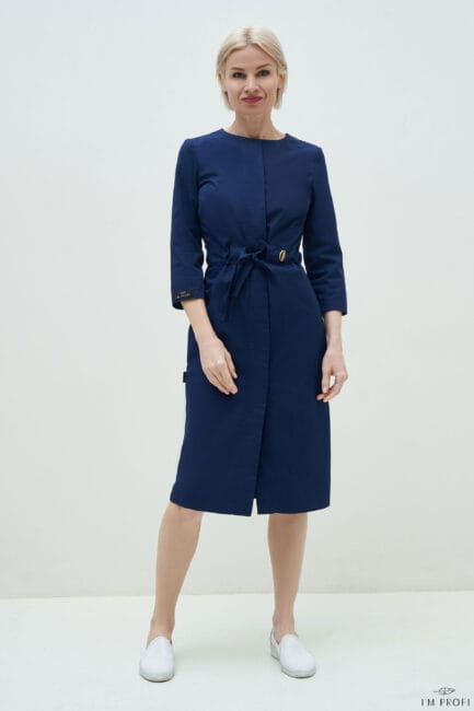 Improfi P106 Lab Coat Blue 01