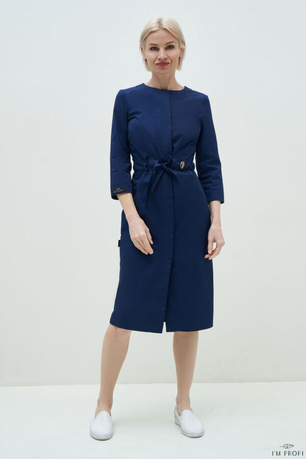 Медичний халат – P106 - Синій