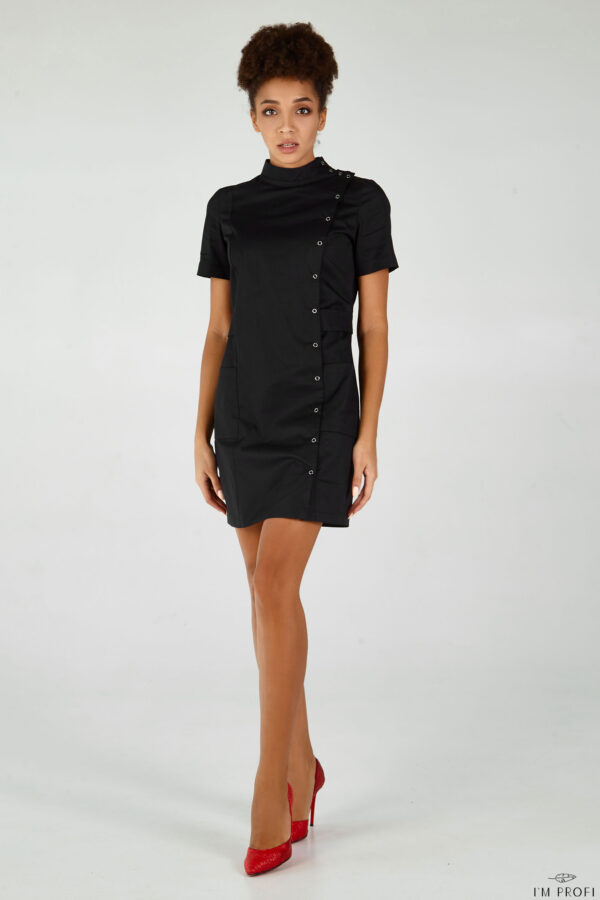 Халат медичний з асиметричною застібкою – P120