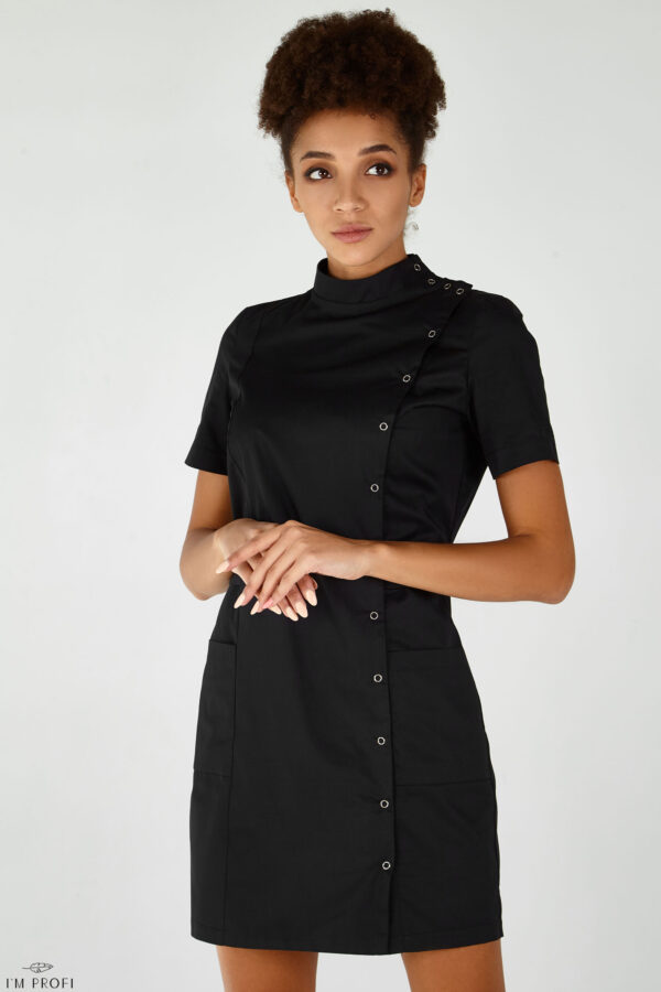 Халат медичний з асиметричною застібкою – P120