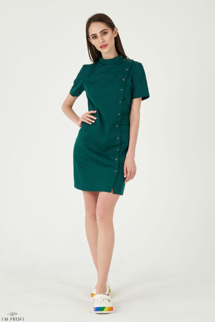 Improfi P120 Lab Coat Emerald 01