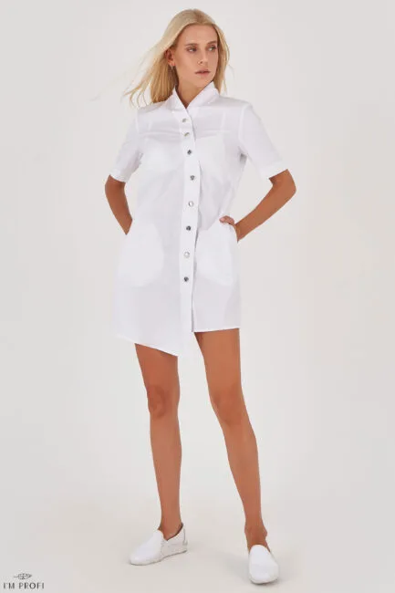 Improfi P141 Lab Coat White 01