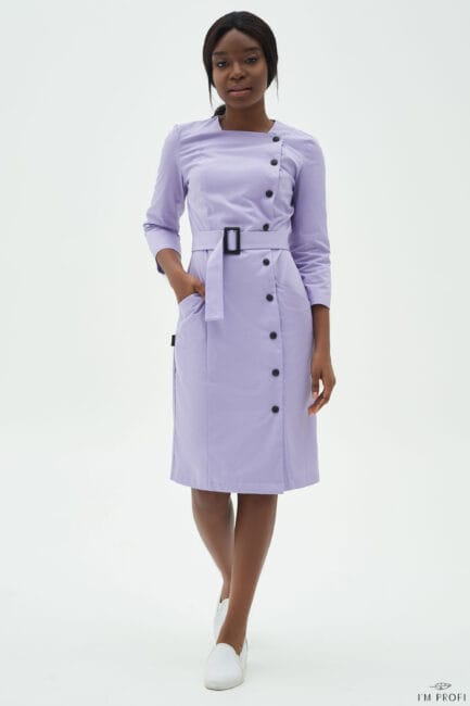Improfi P147 Lab Coat Lilac 01