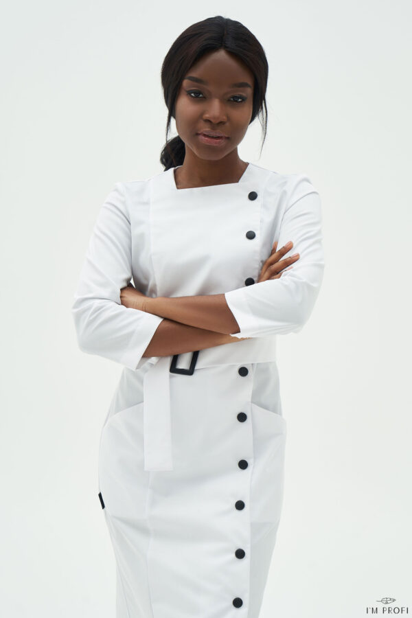 Жіночий медичний халат – P147