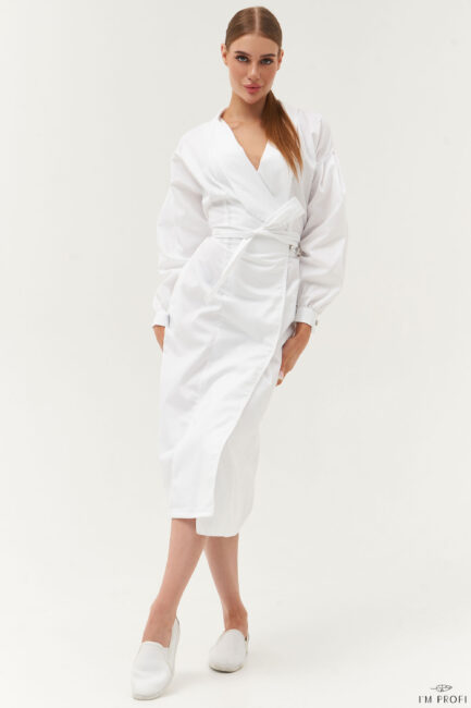 Improfi P166 Lab Coat White 01