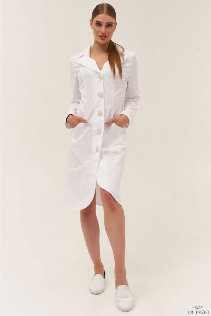 Improfi P171 Lab Coat White 01