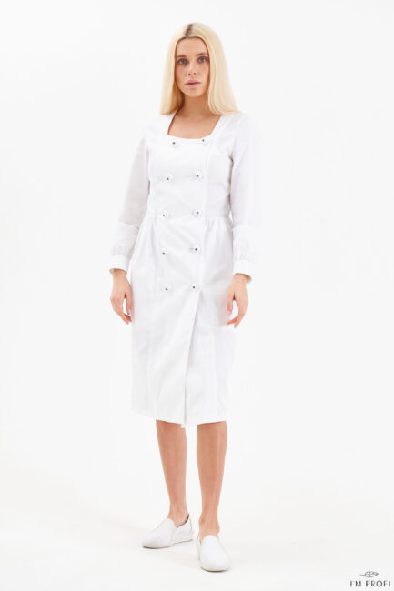Improfi P197 Lab Coat White 01