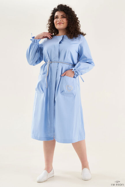 Improfi P203 Lab Coat Light Blue 07