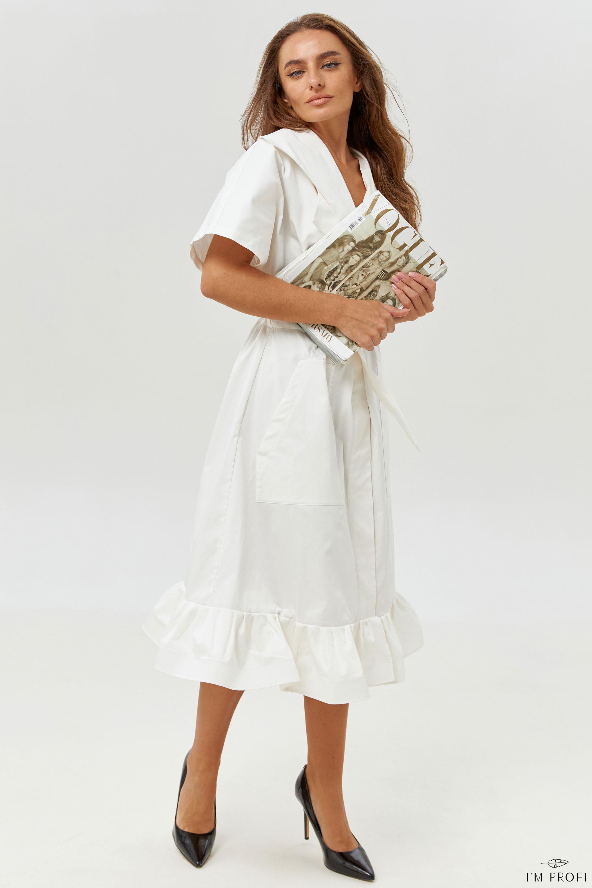 Розкішний халат-сукня б'юті-майстра – P207 - Зображення 4