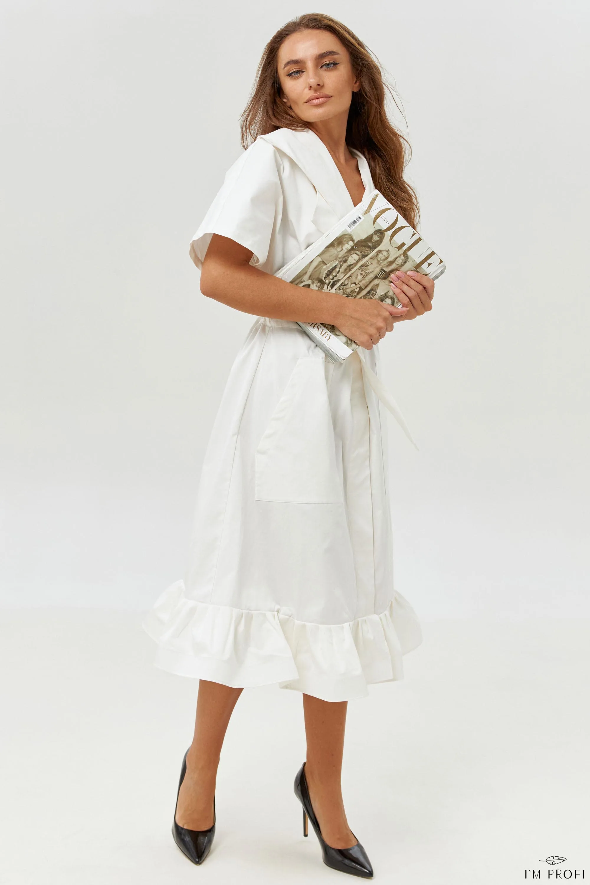 Improfi P207 Lab Coat White 04