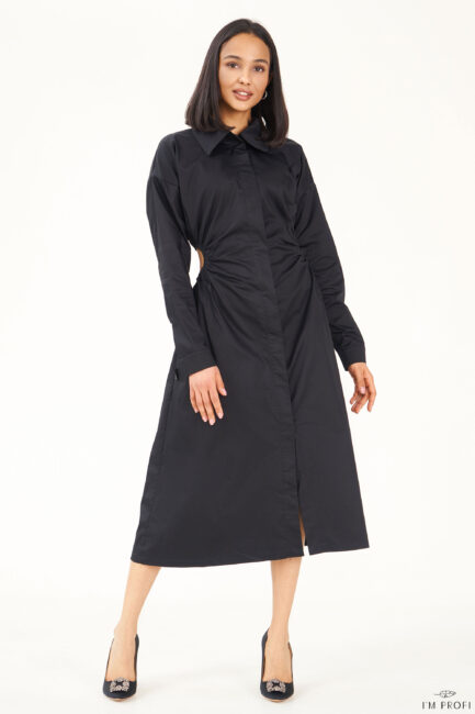 Improfi P209 Lab Coat Black 01