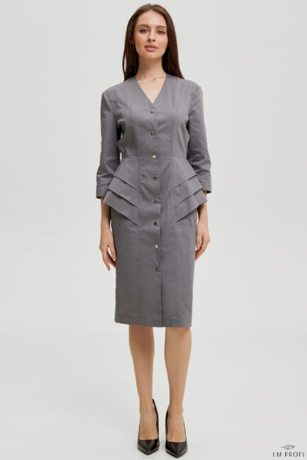 Improfi P230 Lab Coat Dark Grey 01