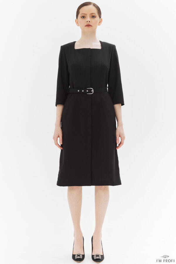 Халат медичний жіночий – P232 - Чорний