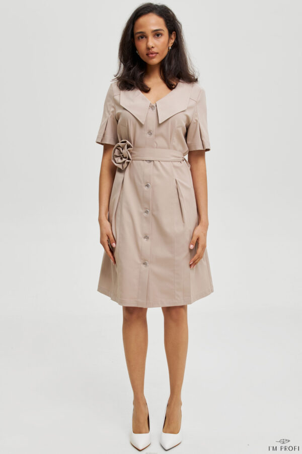 Халат медичний жіночий – P249 - Бежевий