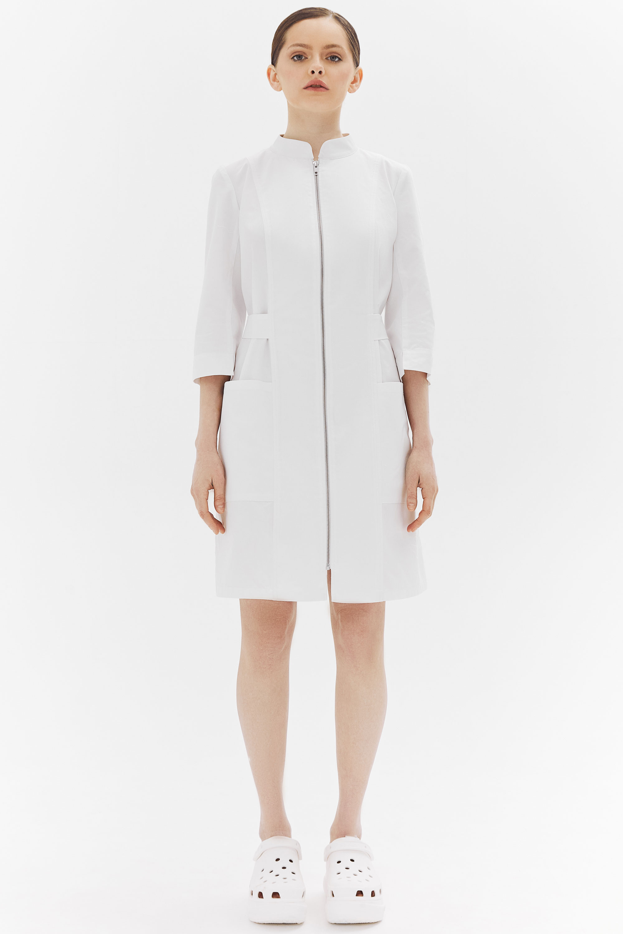 Жіночий медичний халат – P253