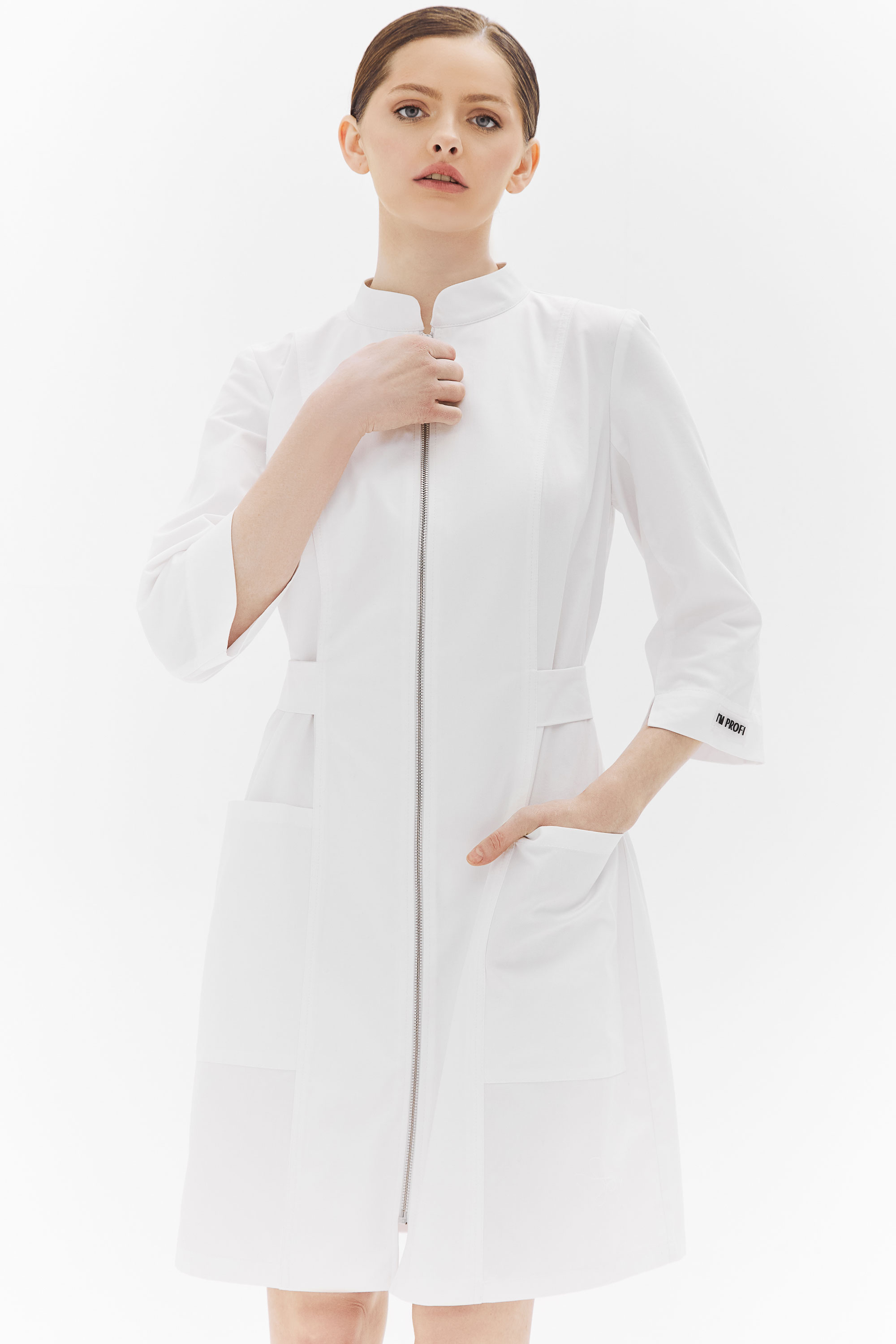 Жіночий медичний халат – P253 - Зображення 3