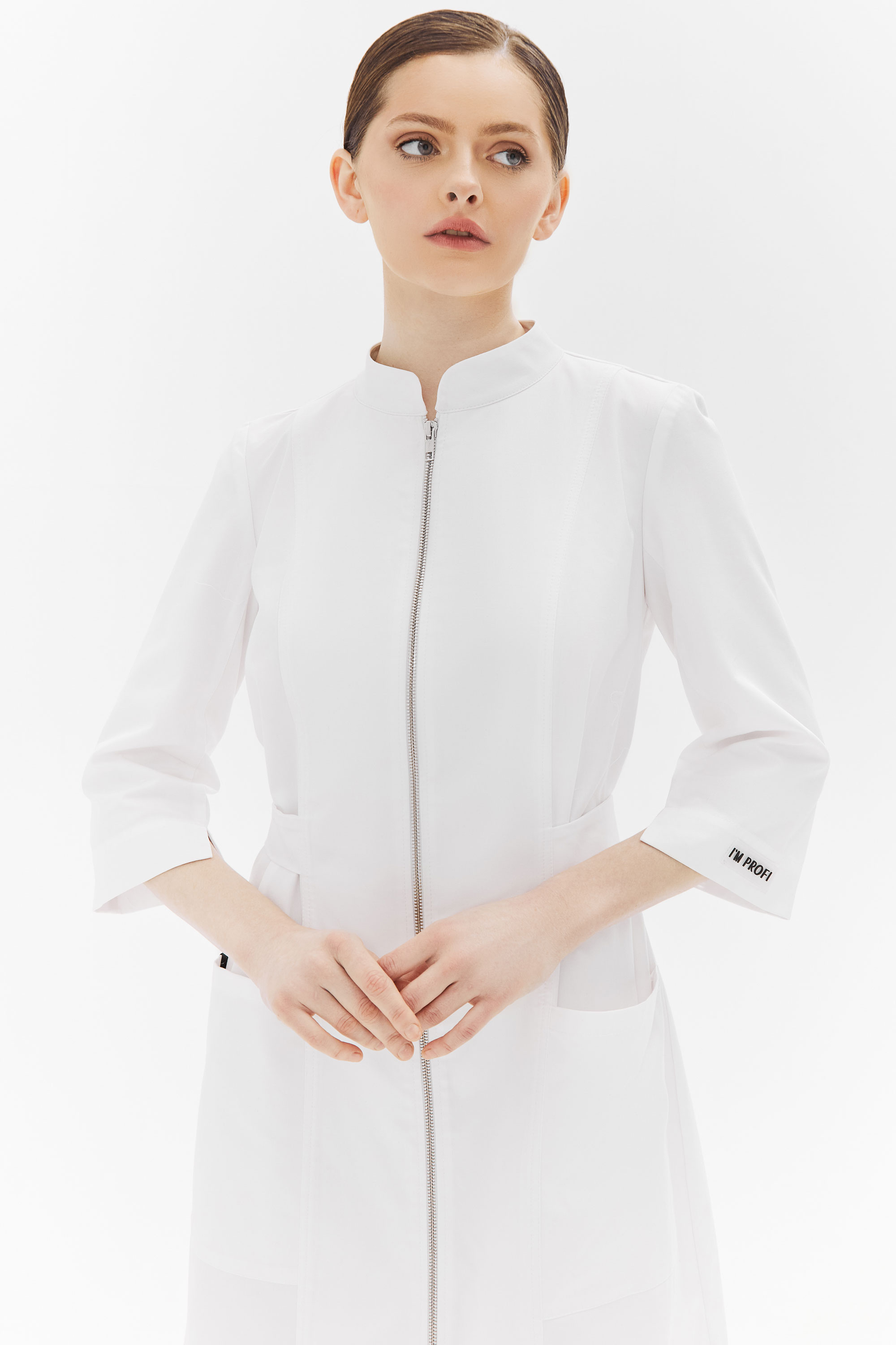 Жіночий медичний халат – P253 - Зображення 4