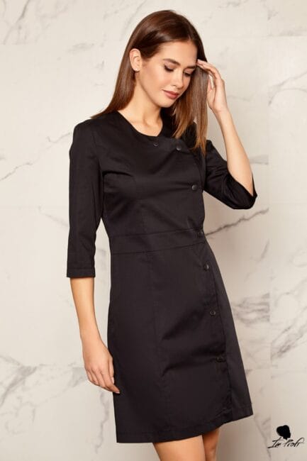 Improfi P26 Lab Coat Black 01