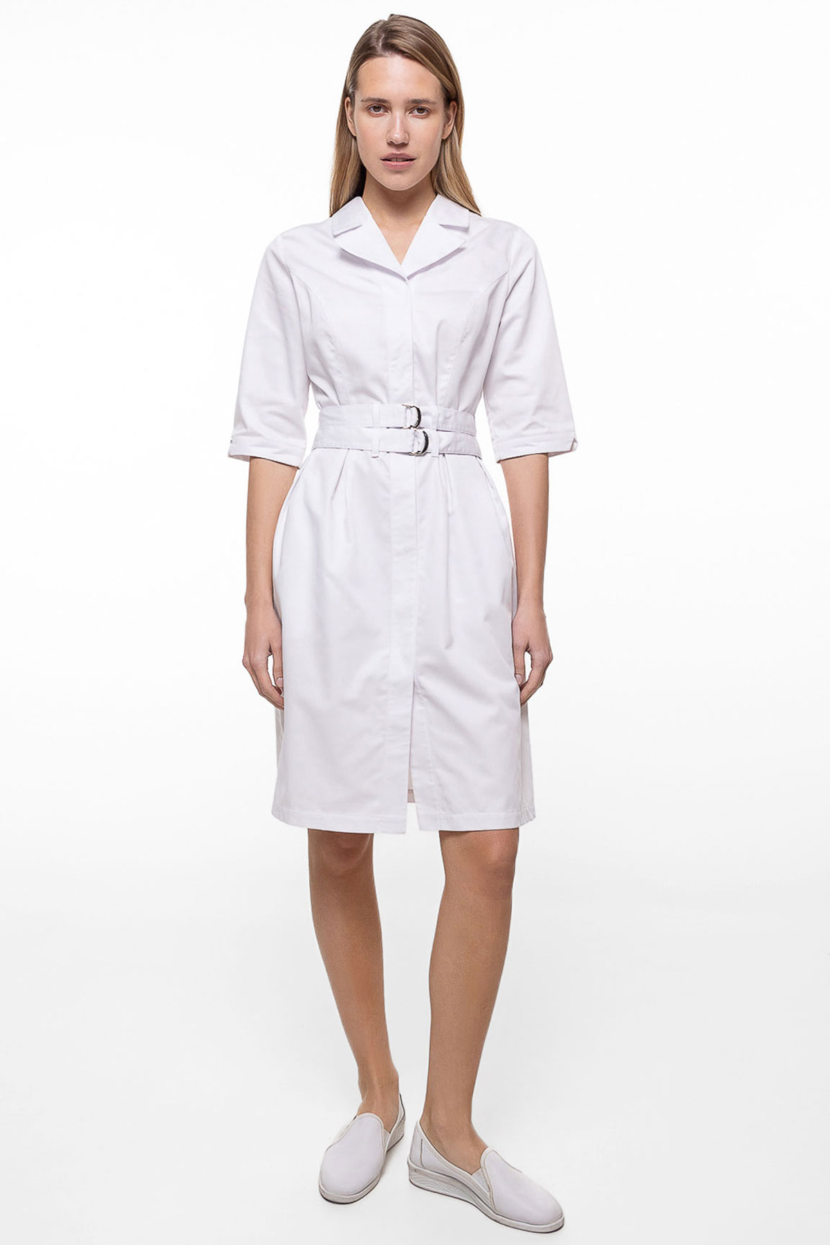 Медичний жіночий халат – P270