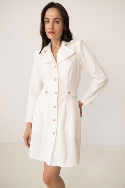 Медичний халат з італійської тканини Гучі – P287G