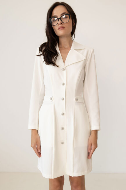 Медичний халат з італійської тканини Гучі – P287S