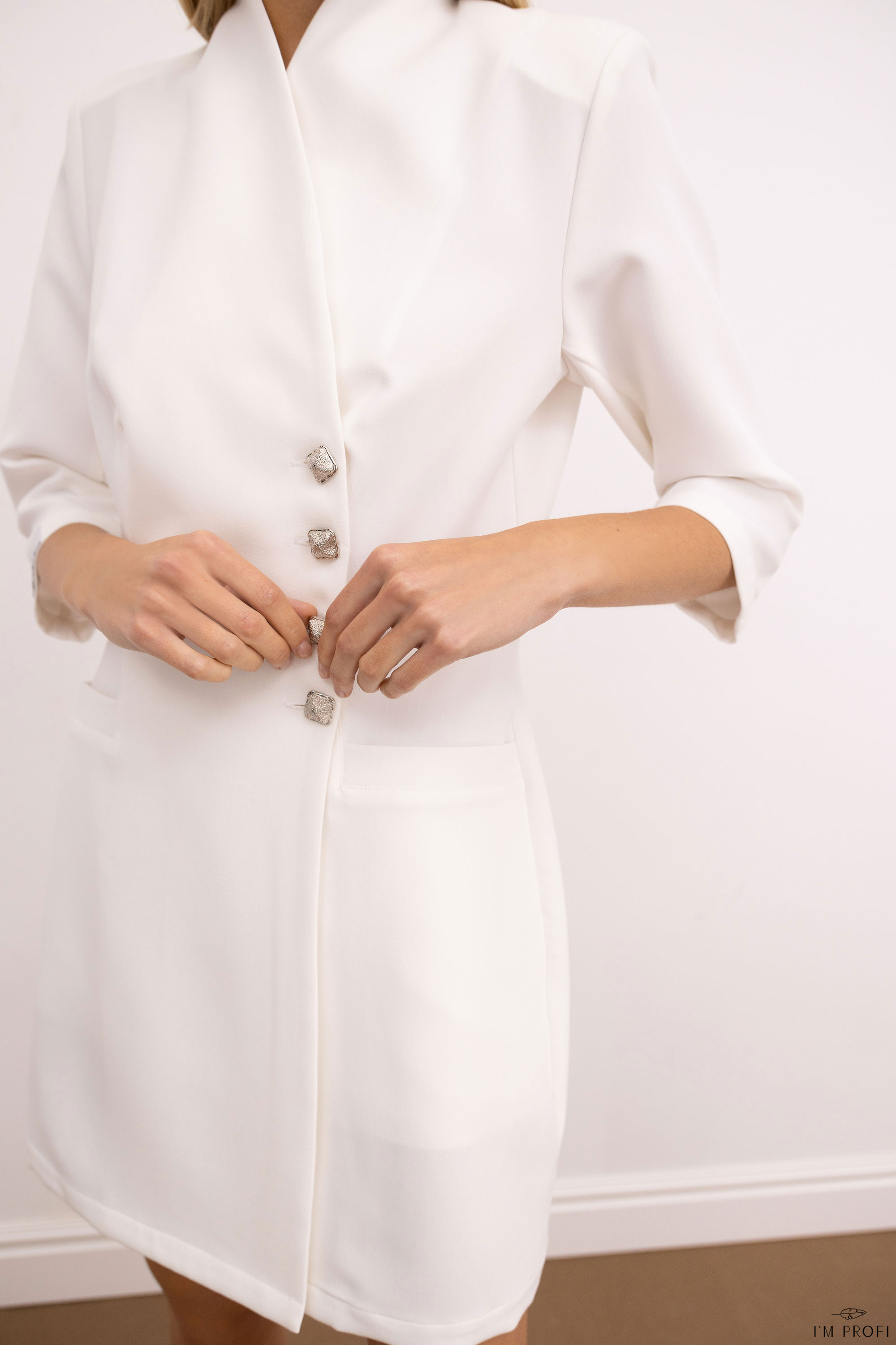 Жіночий медичний халат – P293 - Зображення 5