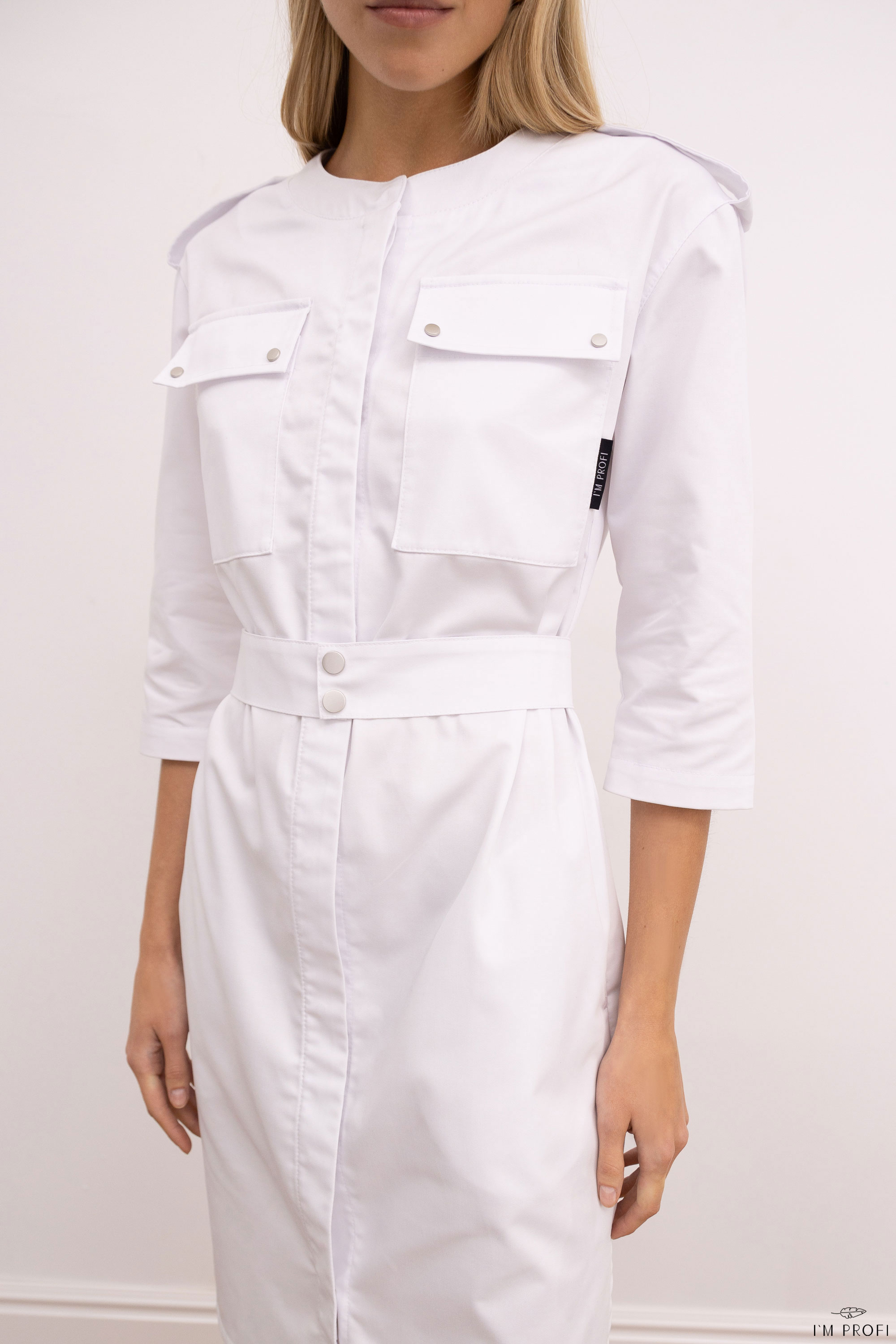 Жіночий медичний халат – P298 - Зображення 2