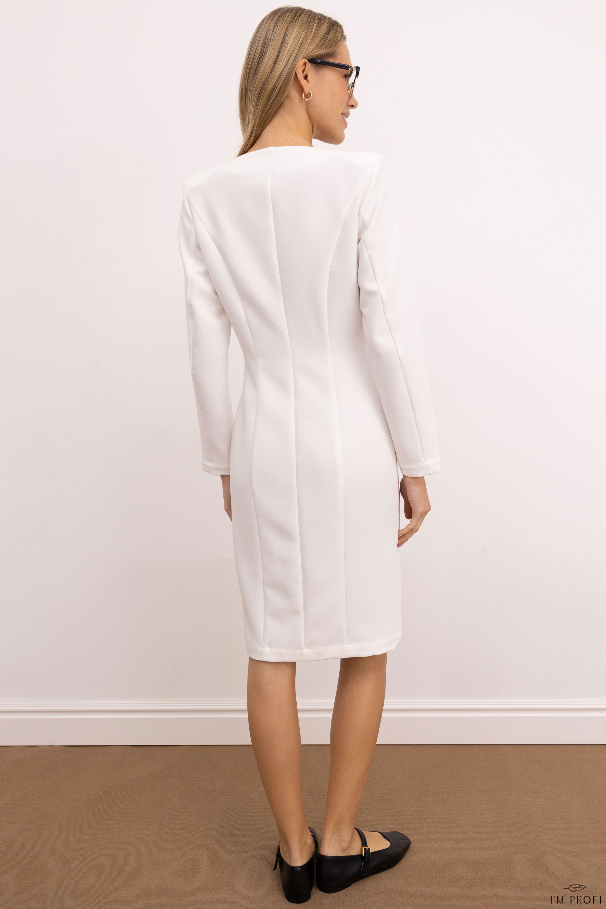 Жіночий медичний халат – P301 - Зображення 2