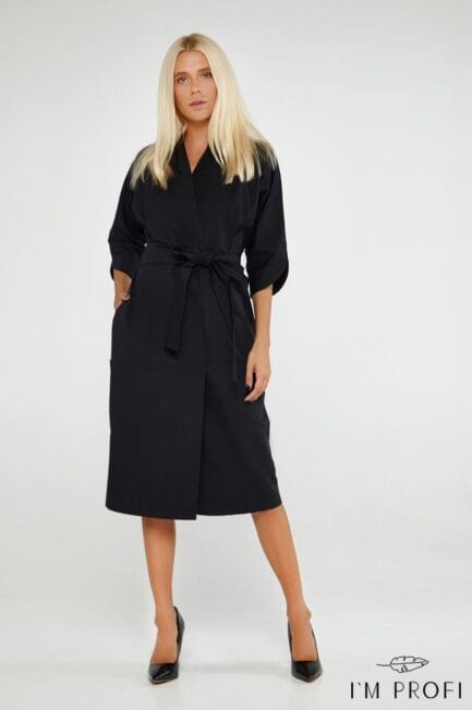 Improfi P74 Lab Coat Black 01