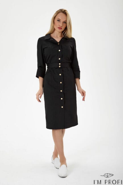 Improfi P94 Lab Coat Black 01