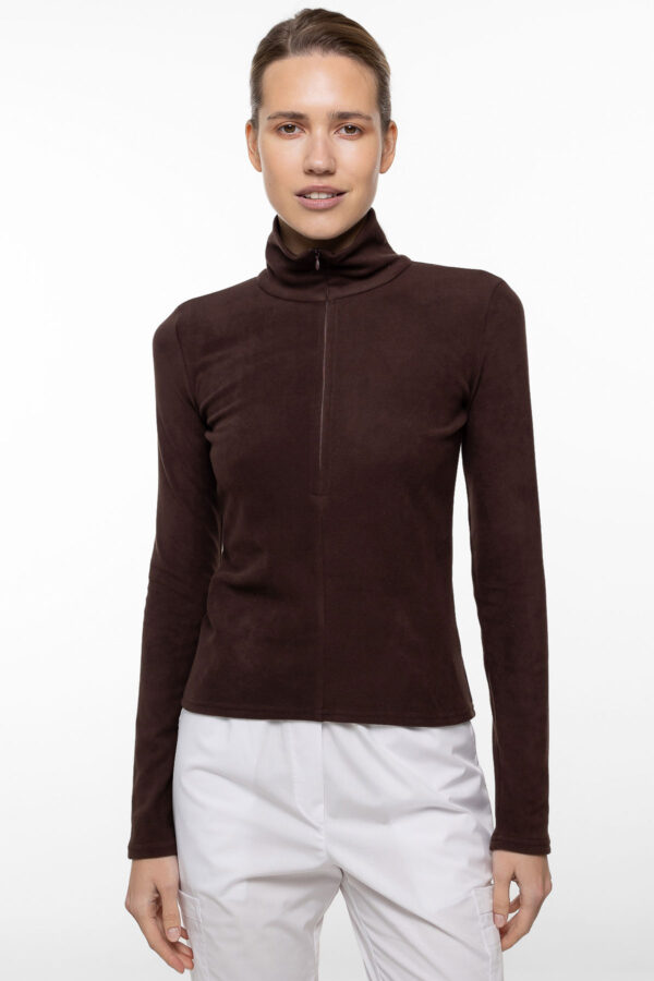 Термо-гольф (водолазка) жіночий – P151 - Шоколадний