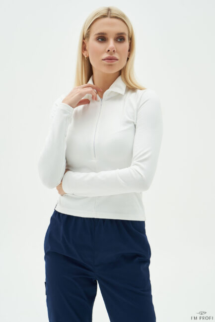 Improfi P151 Turtleneck White 01