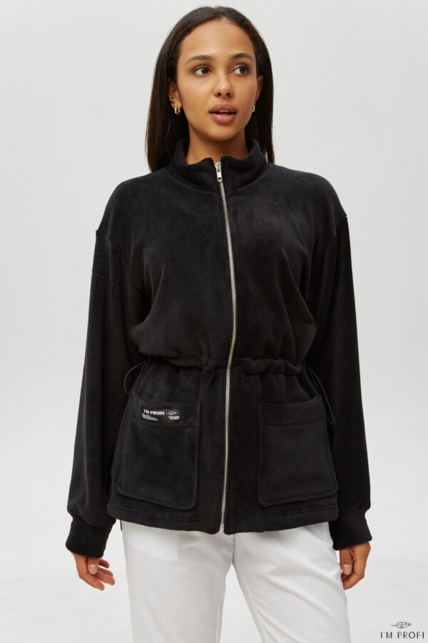 Флісова кофта – P201 - Чорний