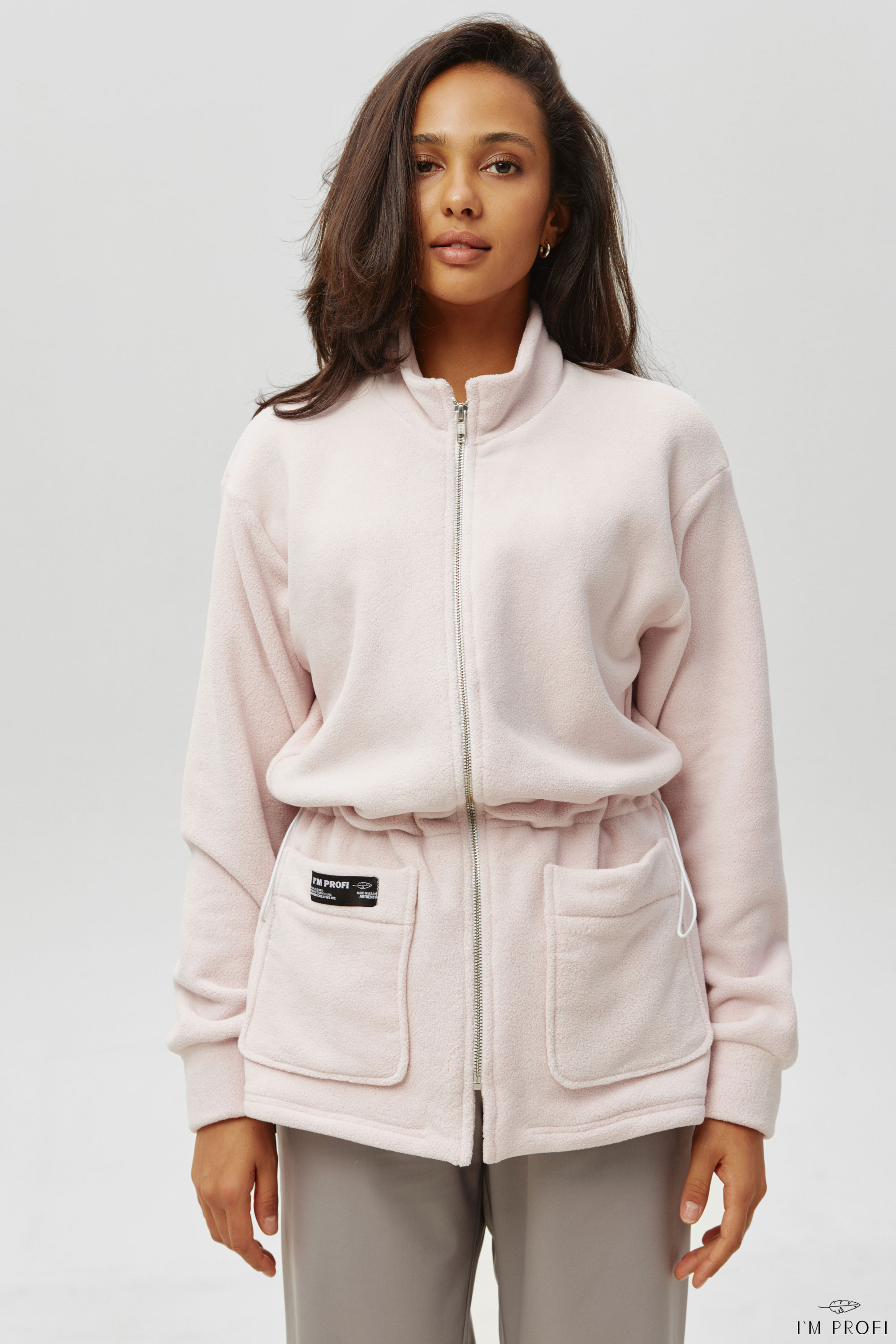 Improfi P201 Fleece Jacket Pink 01