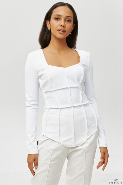 Improfi P221 Turtleneck White 01