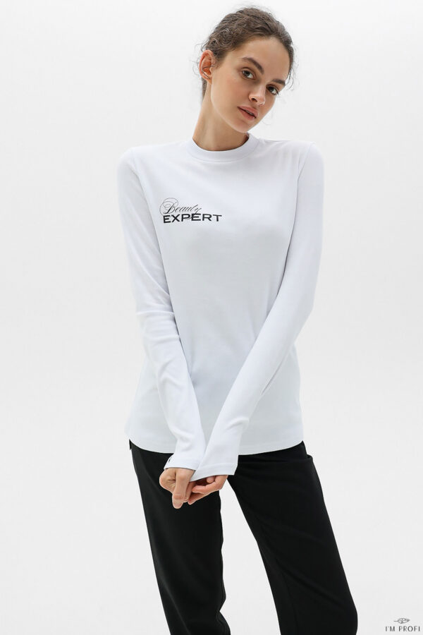 Лонгслів "Beauty Expert" – P265be - Білий
