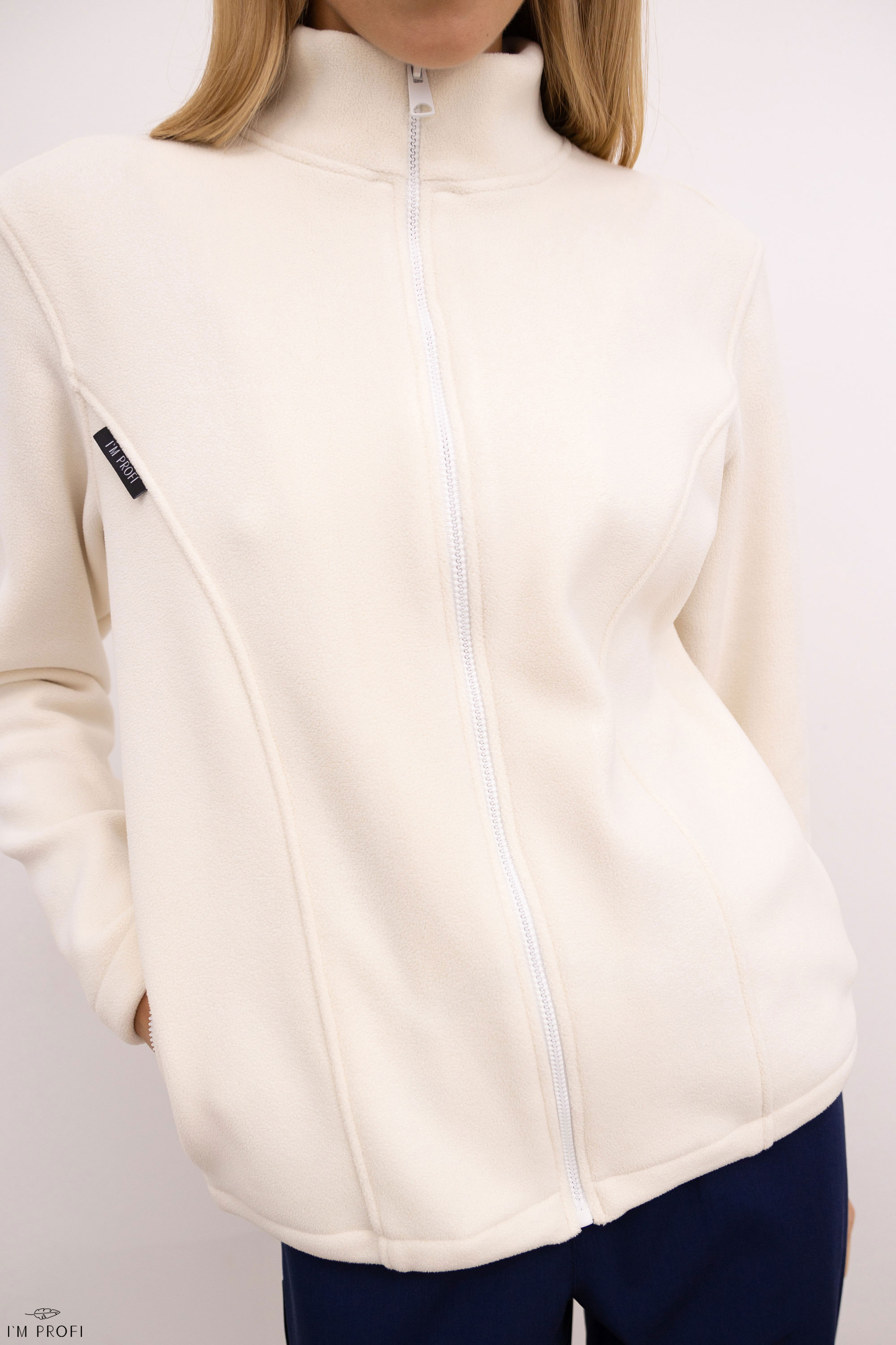 Кофта з плюшевого флісу на блискавці – P304 - Зображення 3