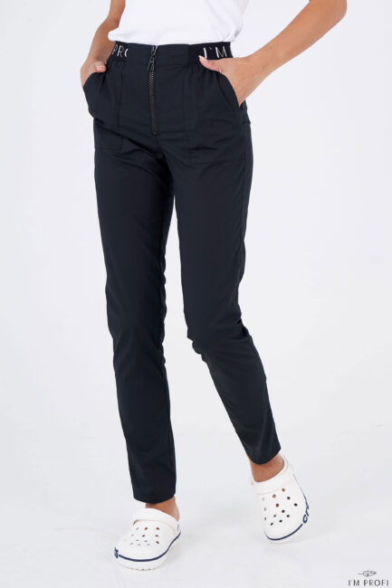 Improfi B124 Scrub Pants Black 01