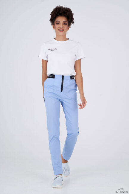 Improfi B124 Scrub Pants Light Blue 01