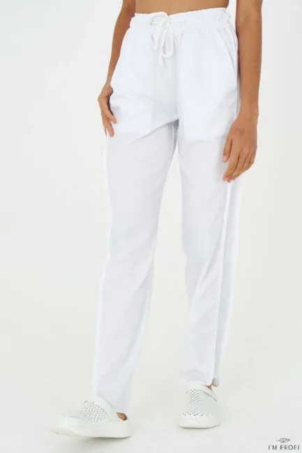 Improfi B180 Scrub Pants White 01