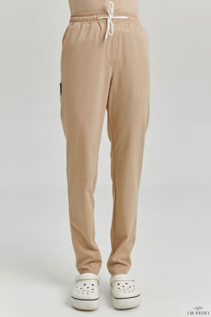 Improfi B213 Scrub Pants Beige 01