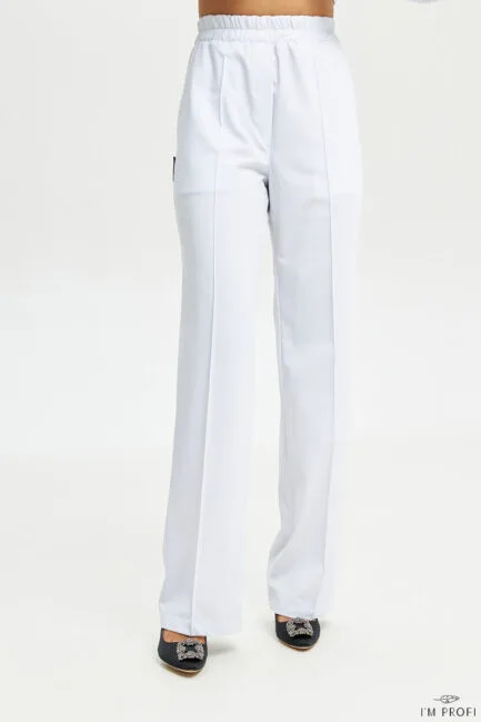 Improfi B214 Scrub Pants White 01