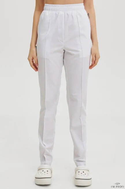 Improfi B235 Scrub Pants White 01