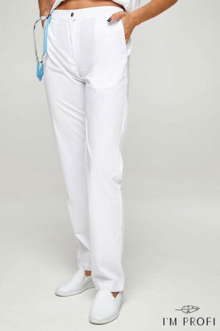Improfi B70 Scrub Pants White 01